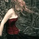 victoria frances girl in forest