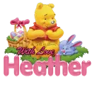 Easter Pooh: With Love Heather