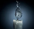 Water turning into fire