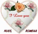 I love you from Rowena