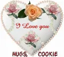 i love you from cookie