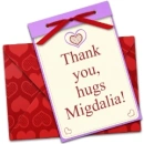 thank you, hugs Migdalia