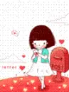girl with a beating heart