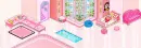cute lil' pinky room
