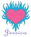 Jessica Flaming Heart
