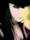 Emo w/ flower