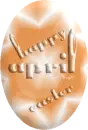 orange easter egg april