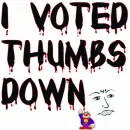 April fools thumbs down.