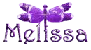 purple dragonfly melissa