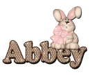 Easter Spotted Bunny: Abbey