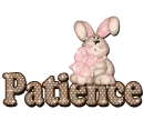 Easter Spotted Bunny: Patience