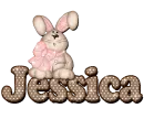 Easter Spotted Bunny: Jessica