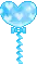 sky blue heart