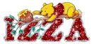 izza winnie dark red