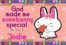 Jodie- God made me special