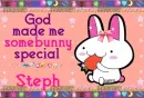 Steph-God made you special