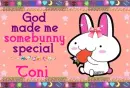 Toni- God made you special