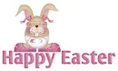 baby bunny happy easter