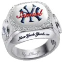 new york yankees diamond ring samuel