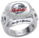 new york yankees diamond ring samuel