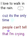 walk in rain