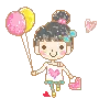 LIL GIRL WITH BALLOONS