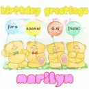 Bear brithday greetings
