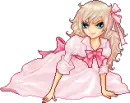 girl in pink