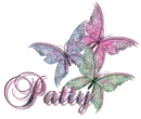 Sparkled Trio Butterflies - Patty