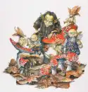 Ogres with mushrooms