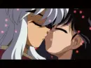 InuYasha and Kagome kissing