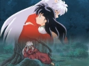InuYasha and Kagome Hugging