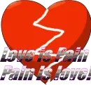 love is pain pain is love