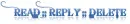 read;; reply;; delete