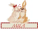 Bunny kiss w/name