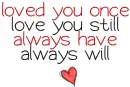 i love you