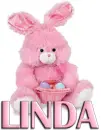 PINK EASTER BUNNY: LINDA