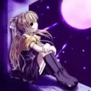 gurl in violet