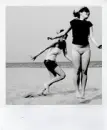 greyscale beach