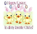 Happy Easter to my favorite chicks