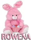 PINK EASTER BUNNY: ROWENA