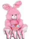PINK EASTER BUNNY YAM