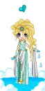 Beautiful Blue Water Goddess!