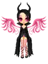 Pink and Black Sexy Naughty Angel!