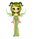 Green Devil in a Dress!