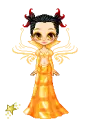 Devil in a golden dress!
