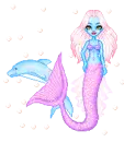 Mermaid and dolphin!
