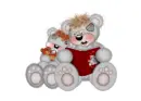 CREDDY BEAR READING TO A BABY CREDDY