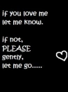 let me go