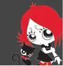 Girl w/ a Cat